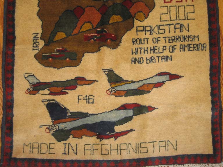 For sale: Afghan War Rug or Conflict Carpet