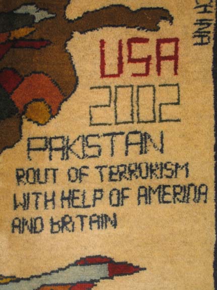 For sale: Afghan War Rug or Conflict Carpet