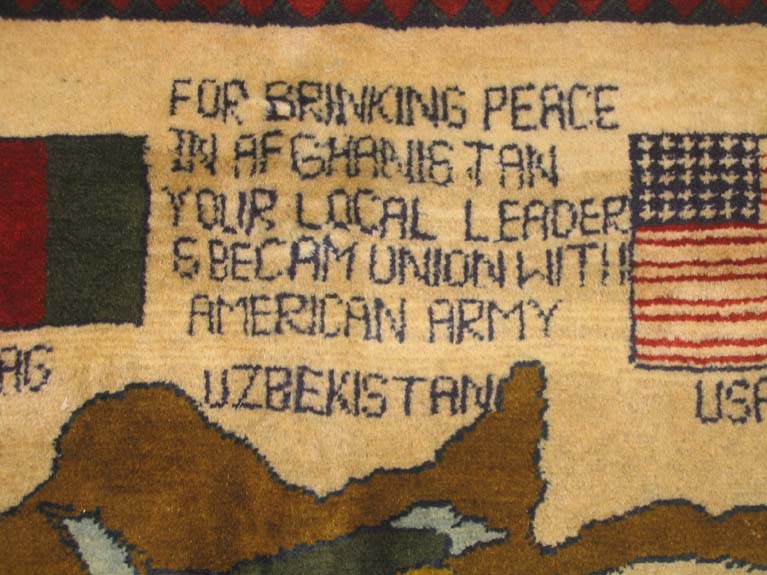 For sale: Afghan War Rug or Conflict Carpet