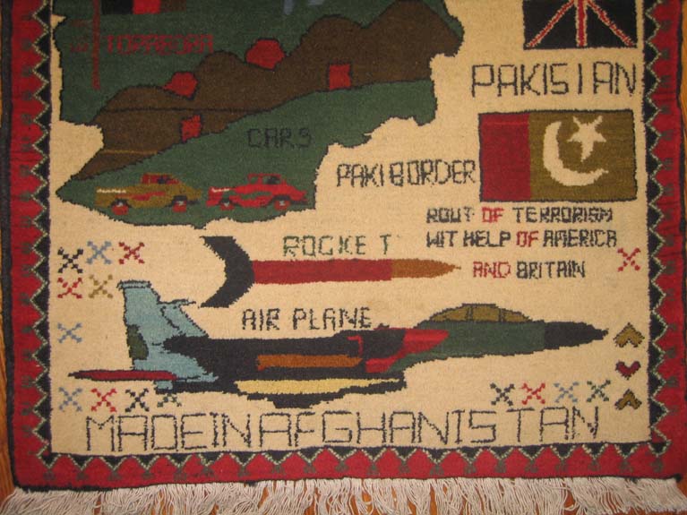 For sale: Afghan War Rug or Conflict Carpet