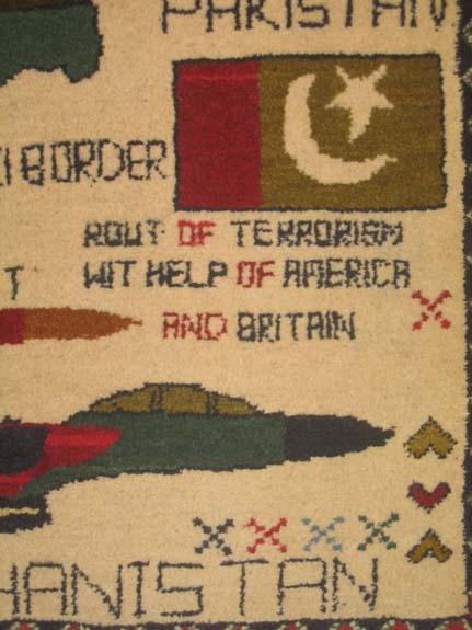 For sale: Afghan War Rug or Conflict Carpet