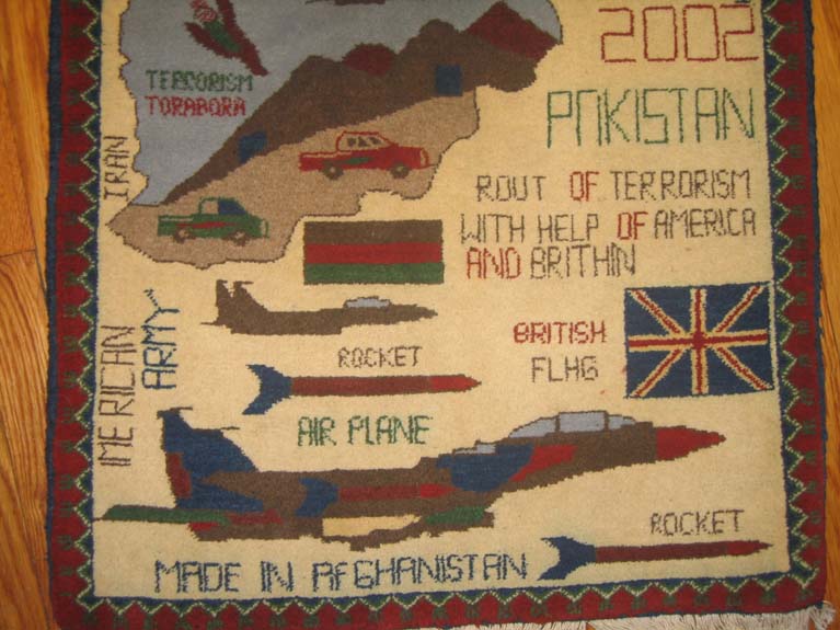 For sale: Afghan War Rug or Conflict Carpet