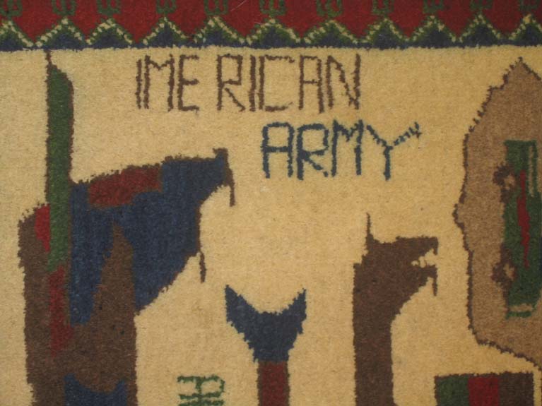 For sale: Afghan War Rug or Conflict Carpet