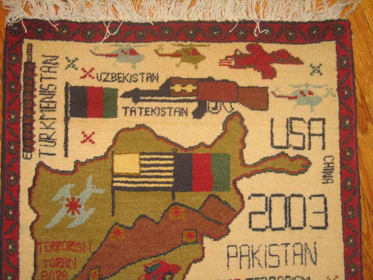 For sale: Afghan War Rug or Conflict Carpet