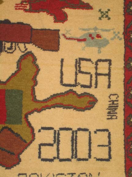 For sale: Afghan War Rug or Conflict Carpet