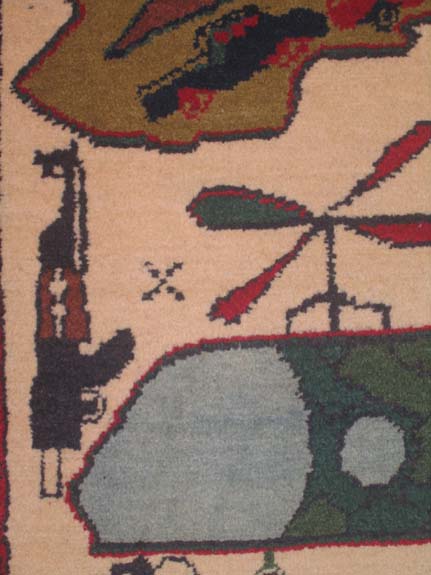 For sale: Afghan War Rug or Conflict Carpet