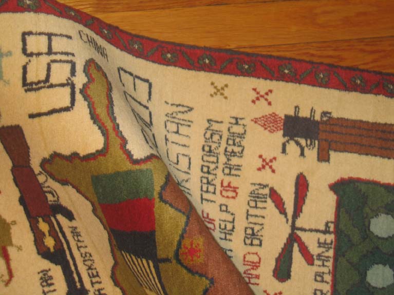 For sale: Afghan War Rug or Conflict Carpet