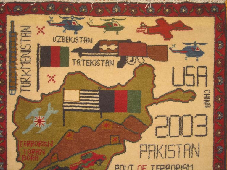 For sale: Afghan War Rug or Conflict Carpet