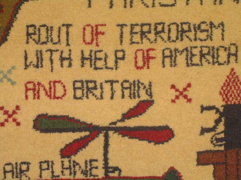 For sale: Afghan War Rug or Conflict Carpet