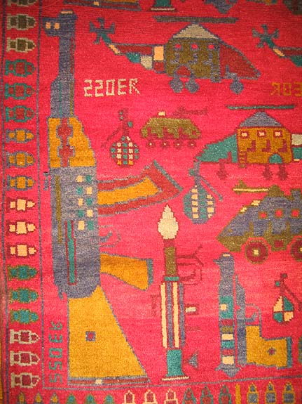 For sale: Afghan War Rug or Conflict Carpet