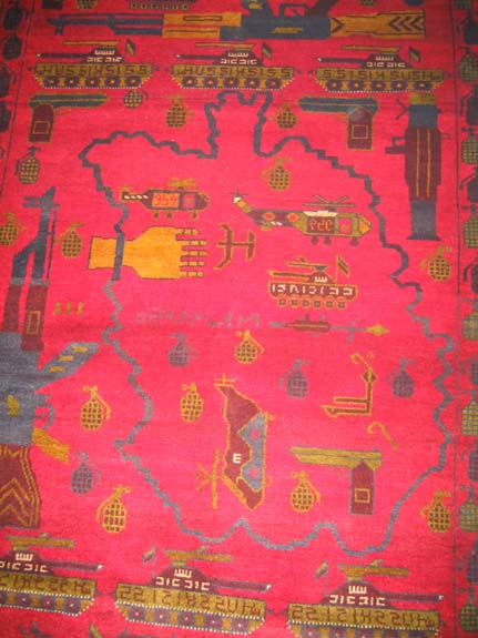 For sale: Afghan War Rug or Conflict Carpet