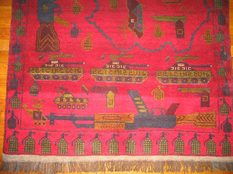 For sale: Afghan War Rug or Conflict Carpet