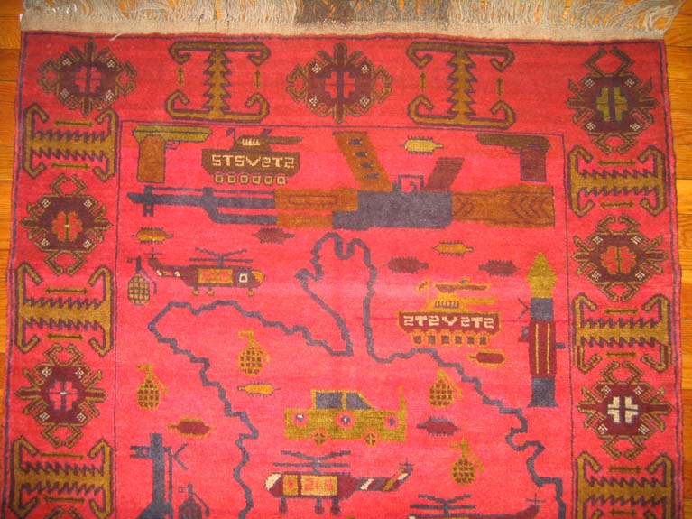 For sale: Afghan War Rug or Conflict Carpet