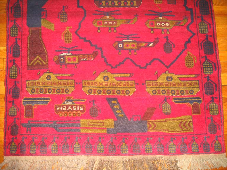 For sale: Afghan War Rug or Conflict Carpet