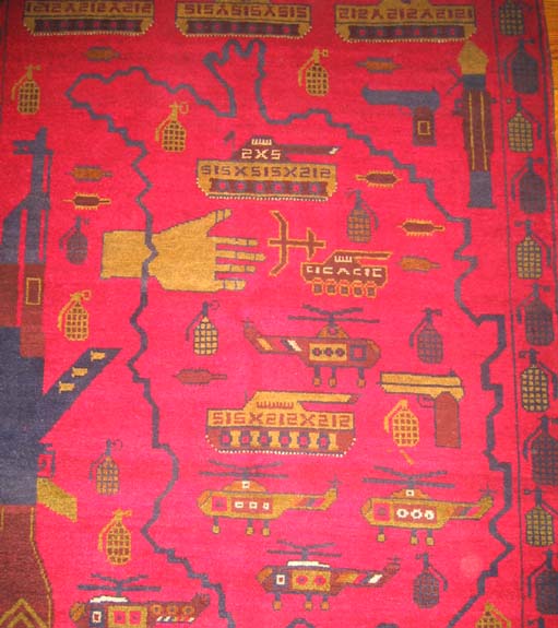 For sale: Afghan War Rug or Conflict Carpet