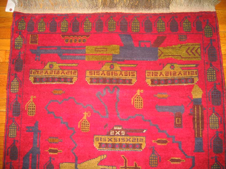 For sale: Afghan War Rug or Conflict Carpet