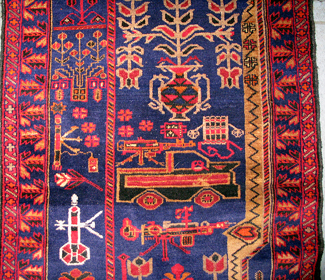 For sale: Afghan War Rug or Conflict Carpet