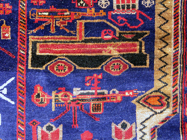 For sale: Afghan War Rug or Conflict Carpet