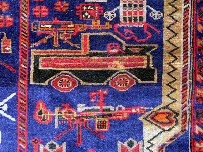 For sale: Afghan War Rug or Conflict Carpet