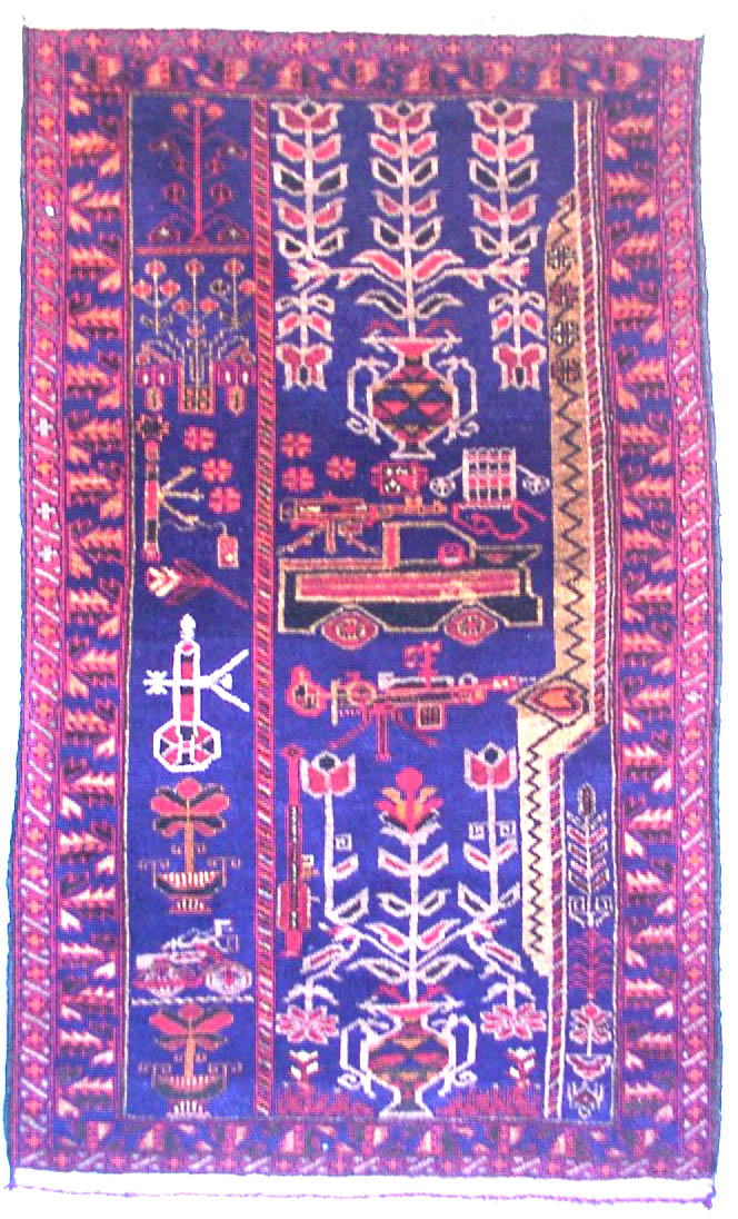 For sale: Afghan War Rug or Conflict Carpet