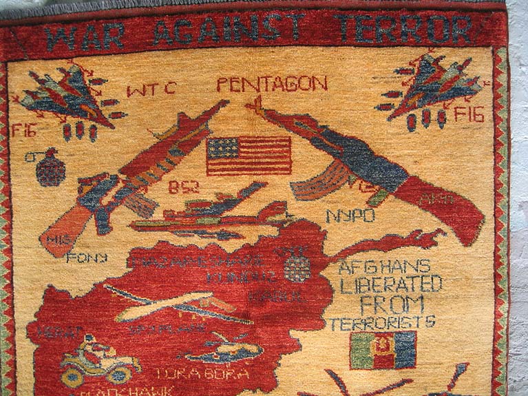 For sale: Afghan War Rug or Conflict Carpet