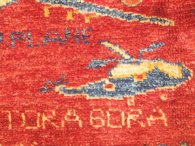 For sale: Afghan War Rug or Conflict Carpet