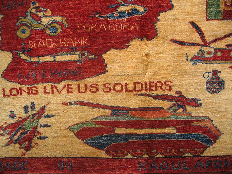 For sale: Afghan War Rug or Conflict Carpet