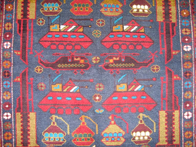 For sale: Afghan War Rug or Conflict Carpet