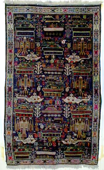 For sale: Afghan War Rug or Conflict Carpet