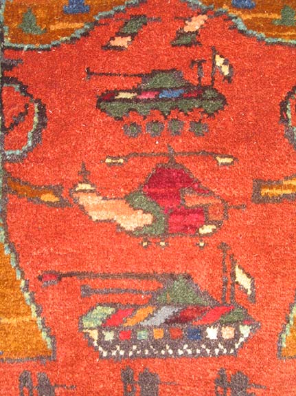 For sale: Afghan War Rug or Conflict Carpet