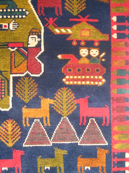 For sale: Afghan War Rug or Conflict Carpet