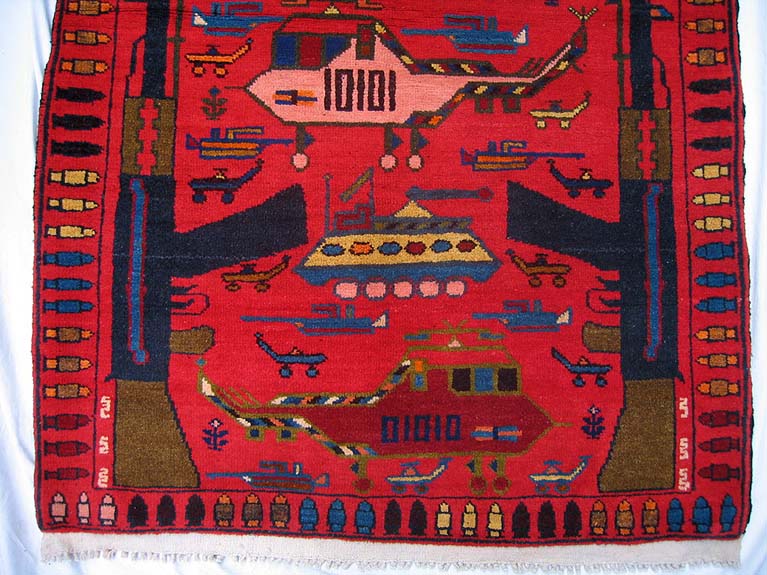 For sale: Afghan War Rug or Conflict Carpet