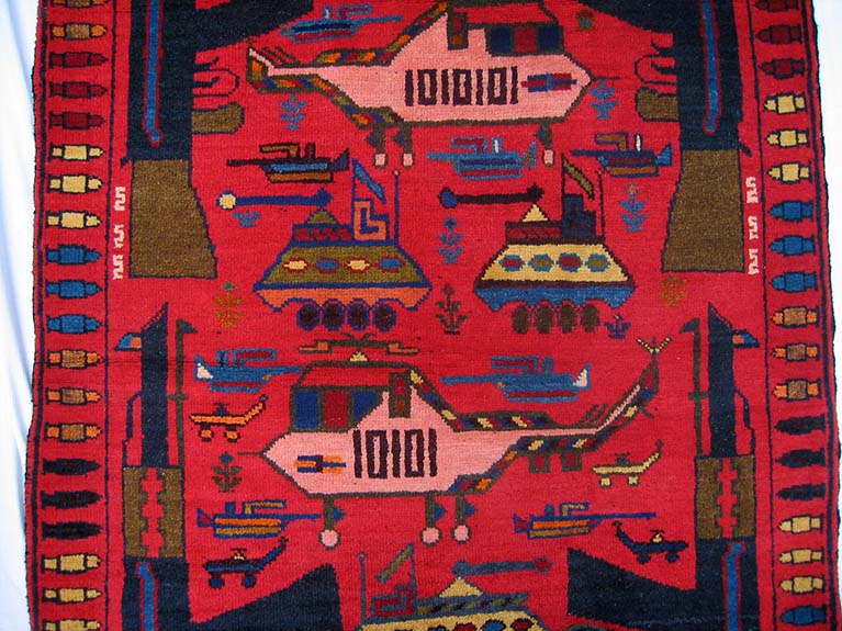 For sale: Afghan War Rug or Conflict Carpet