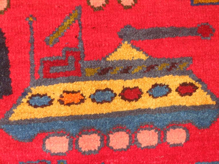 For sale: Afghan War Rug or Conflict Carpet