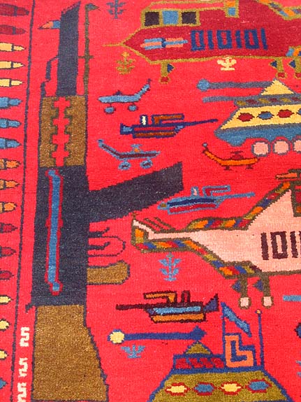 For sale: Afghan War Rug or Conflict Carpet