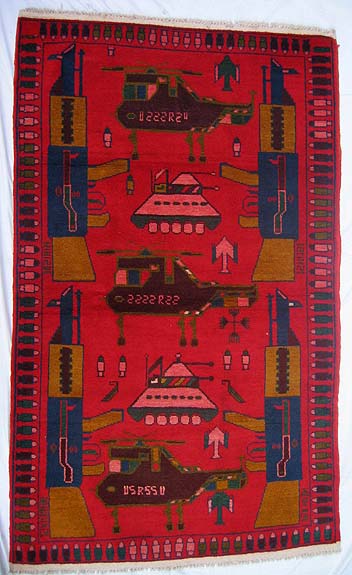 For sale: Afghan War Rug or Conflict Carpet