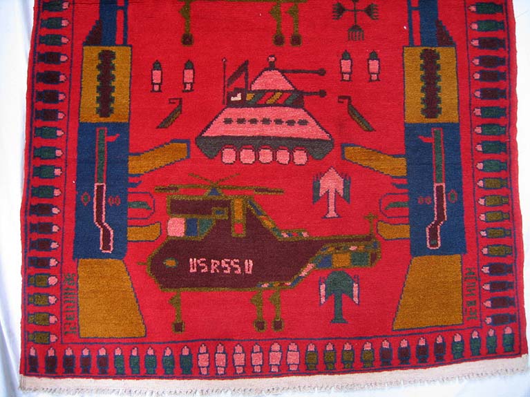 For sale: Afghan War Rug or Conflict Carpet