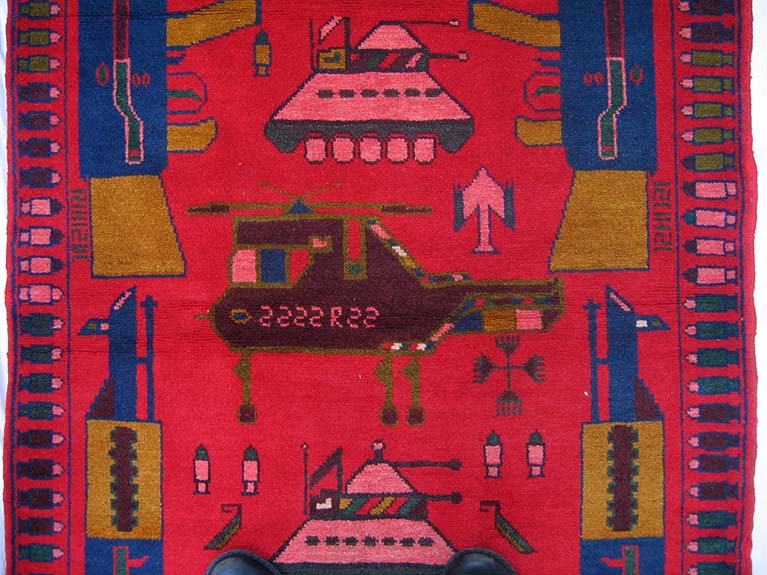 For sale: Afghan War Rug or Conflict Carpet