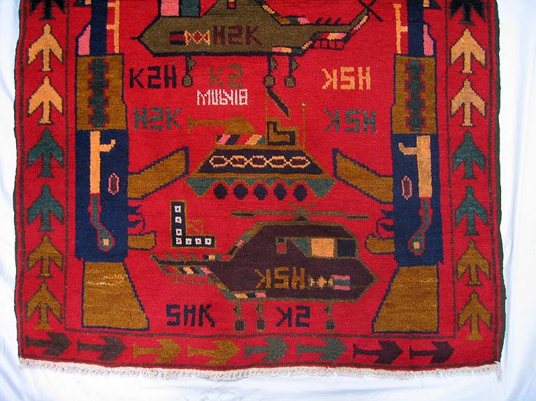 For sale: Afghan War Rug or Conflict Carpet