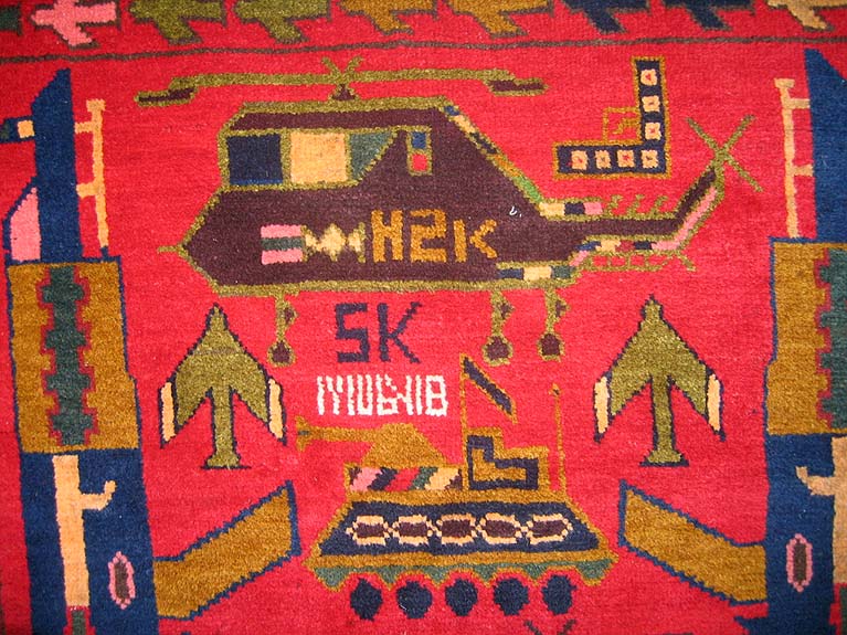 For sale: Afghan War Rug or Conflict Carpet