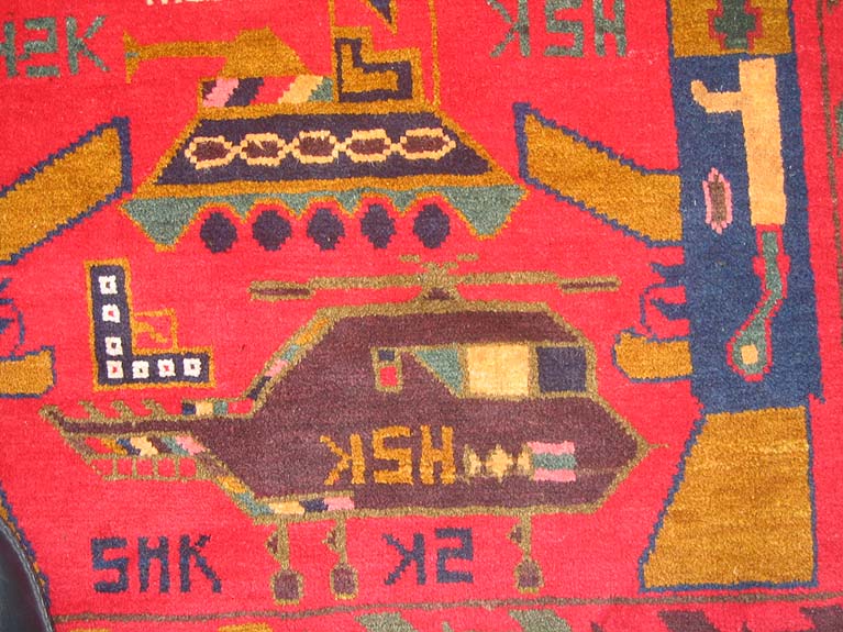 For sale: Afghan War Rug or Conflict Carpet