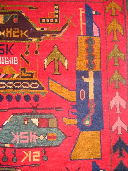 For sale: Afghan War Rug or Conflict Carpet