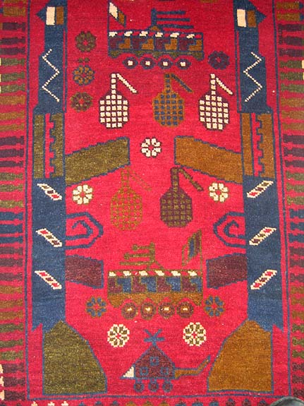 For sale: Afghan War Rug or Conflict Carpet