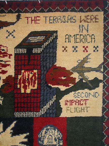 For sale: Afghan War Rug or Conflict Carpet