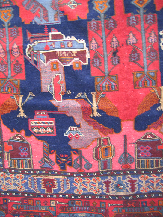 For sale: Afghan War Rug or Conflict Carpet