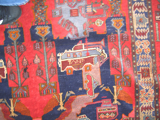 For sale: Afghan War Rug or Conflict Carpet