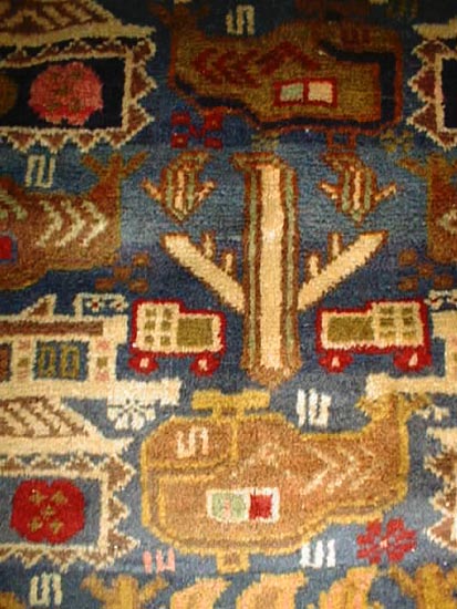 For sale: Afghan War Rug or Conflict Carpet