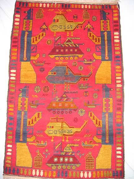 For sale: Afghan War Rug or Conflict Carpet