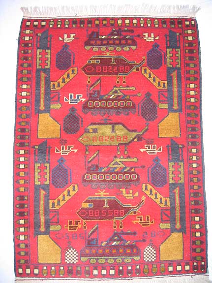 For sale: Afghan War Rug or Conflict Carpet