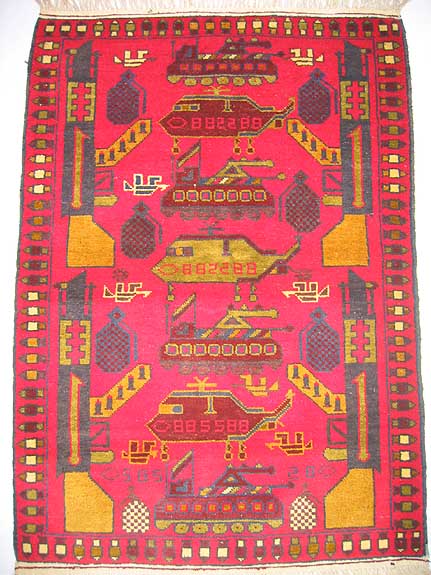 For sale: Afghan War Rug or Conflict Carpet